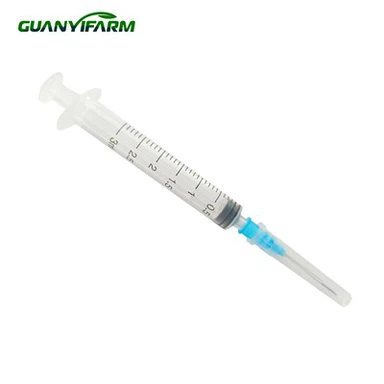 3ml engångssprutor för veterinärmedicin med nålar